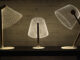 Ретро-светильник с 3D-эффектом и оптической иллюзией