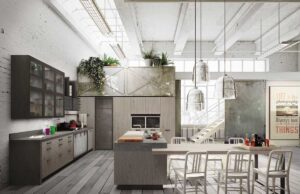 Дизайн кухни в стиле loft Лофт кухня