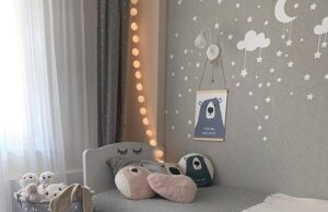Светлая, уютная квартира в серо-белых оттенках