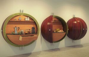 Компактная кухня в необычном стиле кухня Dime Kitchen