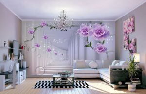 Фотообои в интерьере квартиры Фотообои