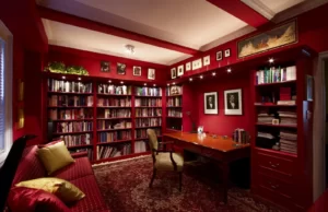 Сочетание цвета в интерьере красный интерьер
