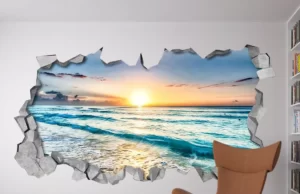 3D-искусство в Вашем доме 3D-рисунок на стене