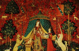 История гобелена (10 фото) гобелен