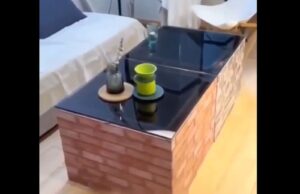 Интересный журнальный стол своими руками необычный журнальный стол